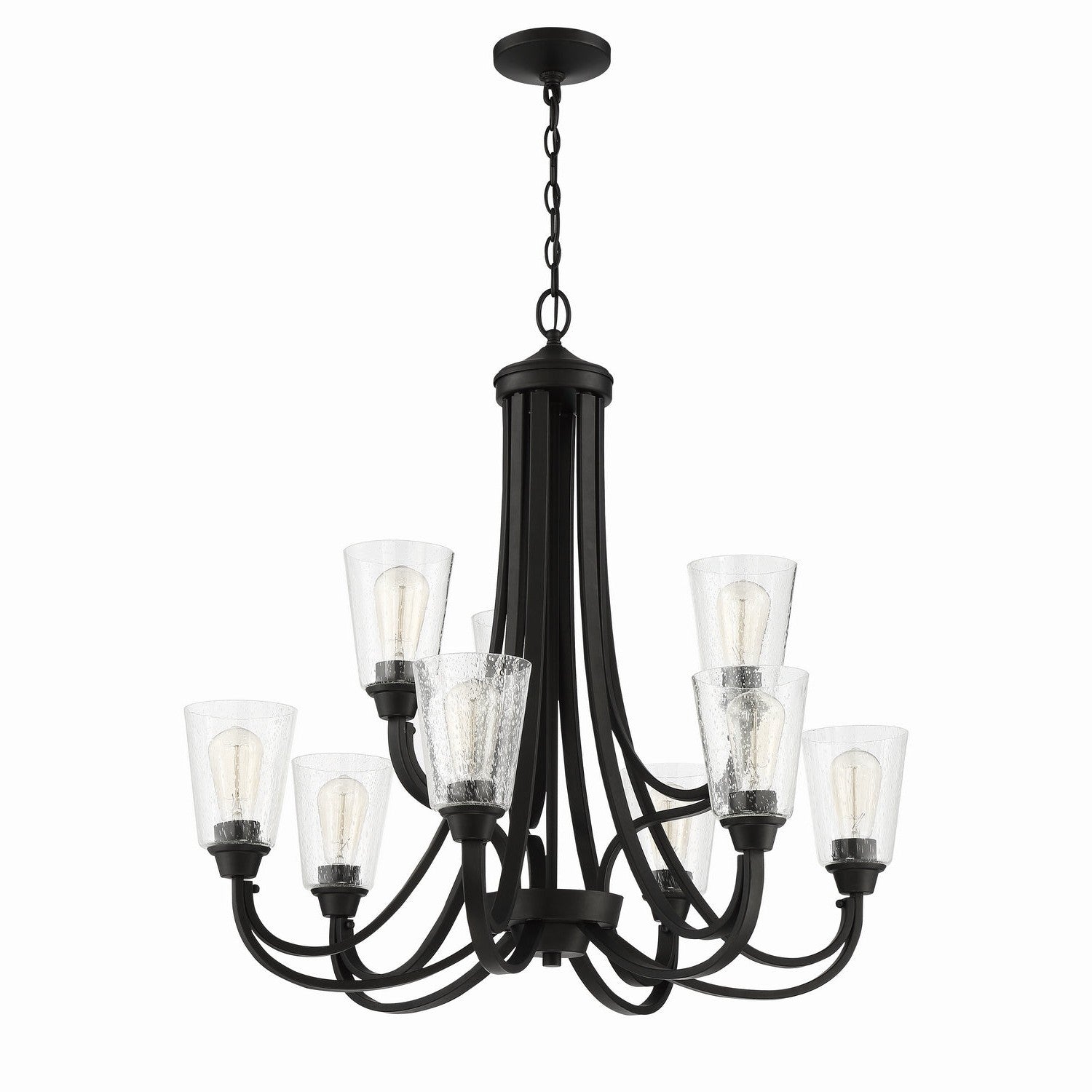 Craftmade - 41929-ESP-CS - Nine Light Chandelier - Grace - Espresso
