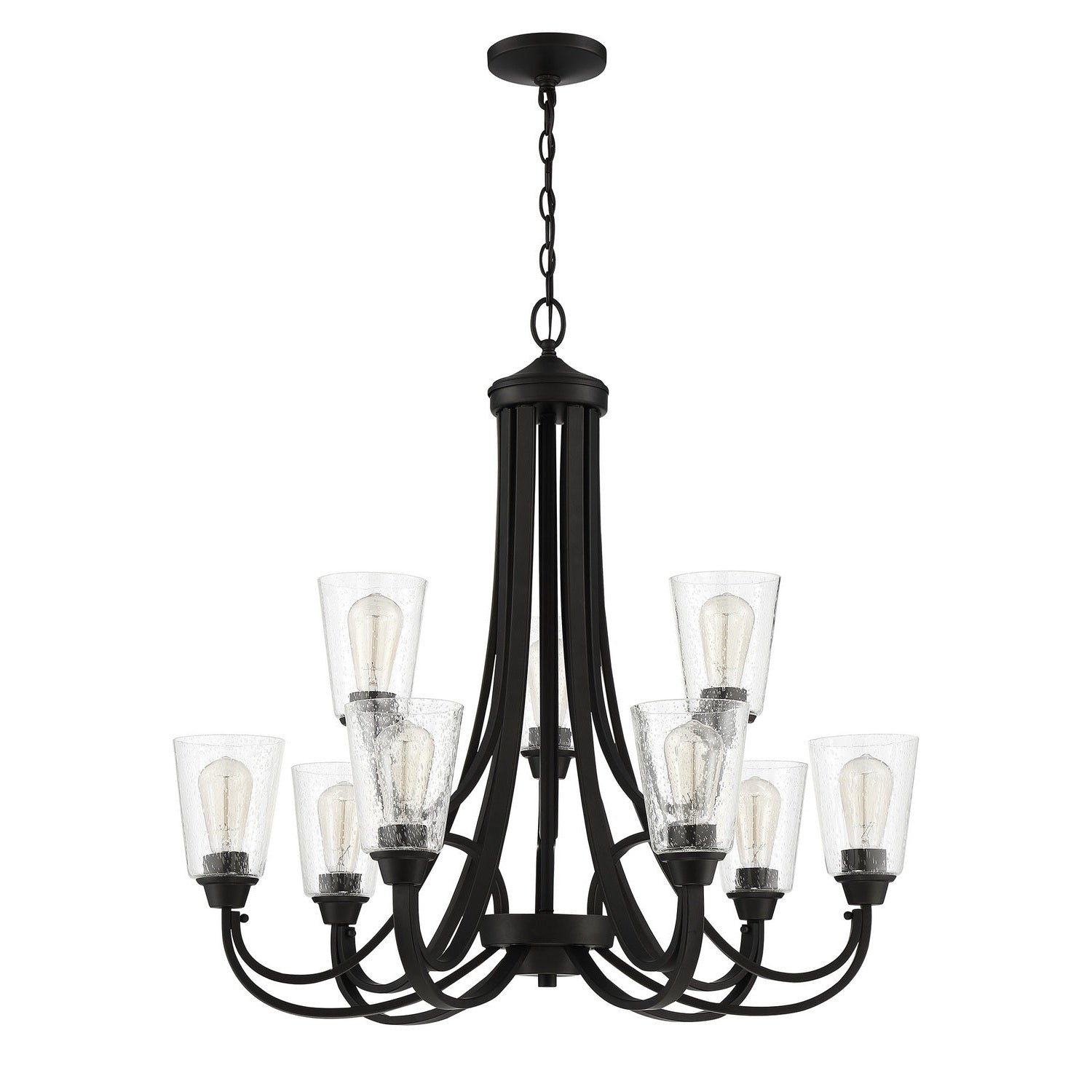 Craftmade - 41929-ESP-CS - Nine Light Chandelier - Grace - Espresso