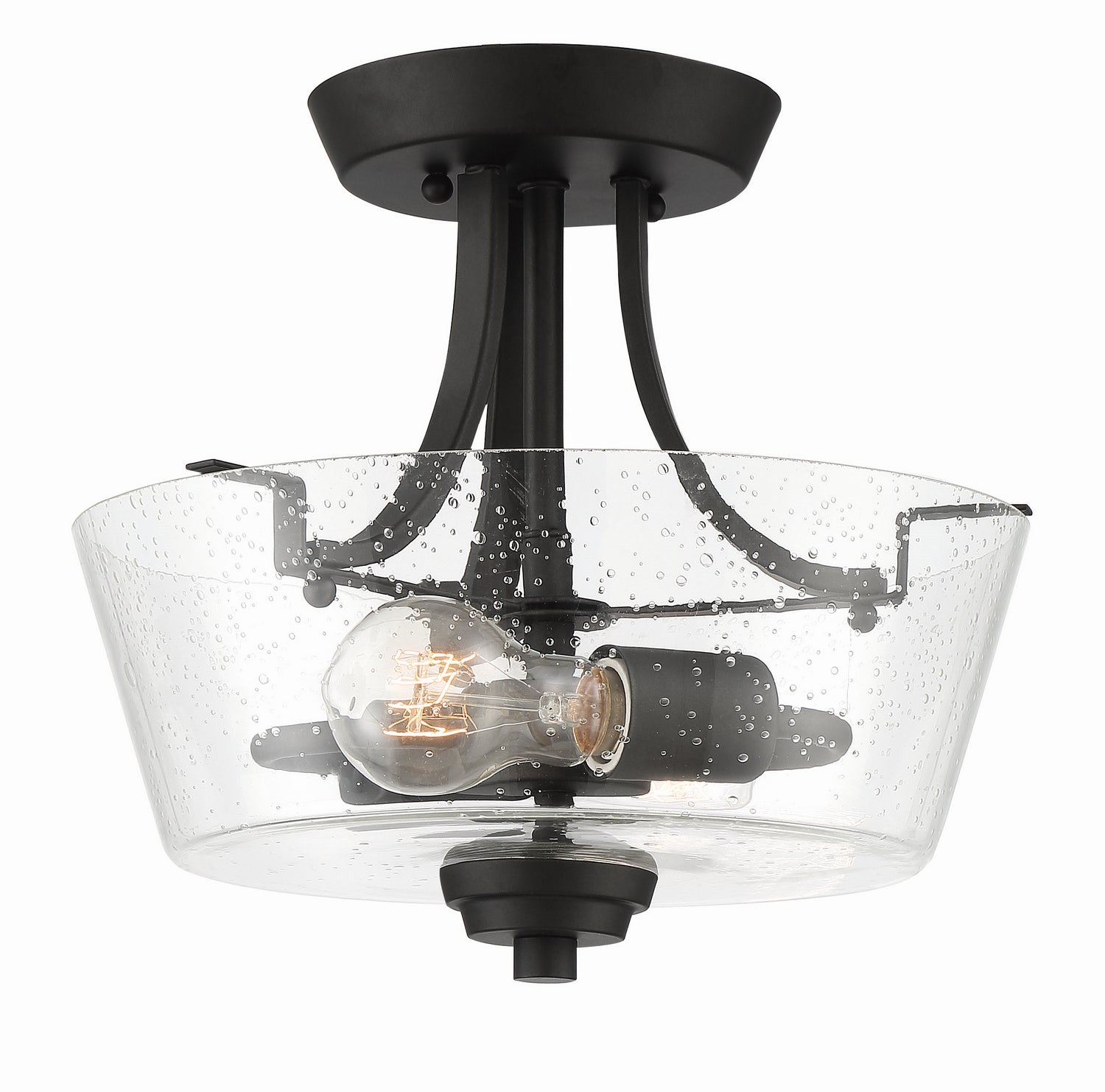 Craftmade - 41952-ESP-CS - Two Light Semi Flush Mount Convertible - Grace - Espresso