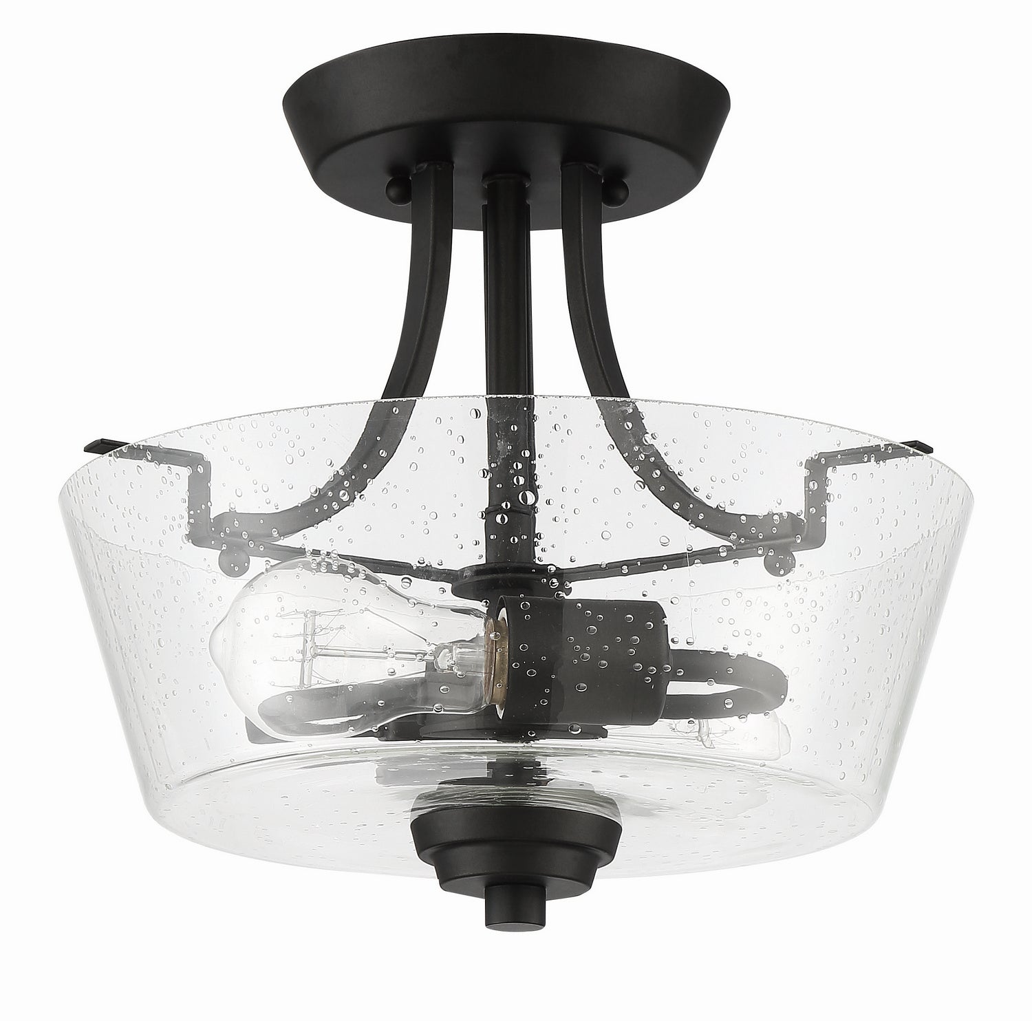 Craftmade - 41952-ESP-CS - Two Light Semi Flush Mount Convertible - Grace - Espresso