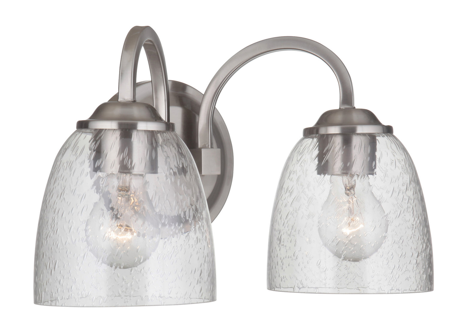 Craftmade - 49902-BNK - Two Light Vanity - Serene - Brushed Polished Nickel