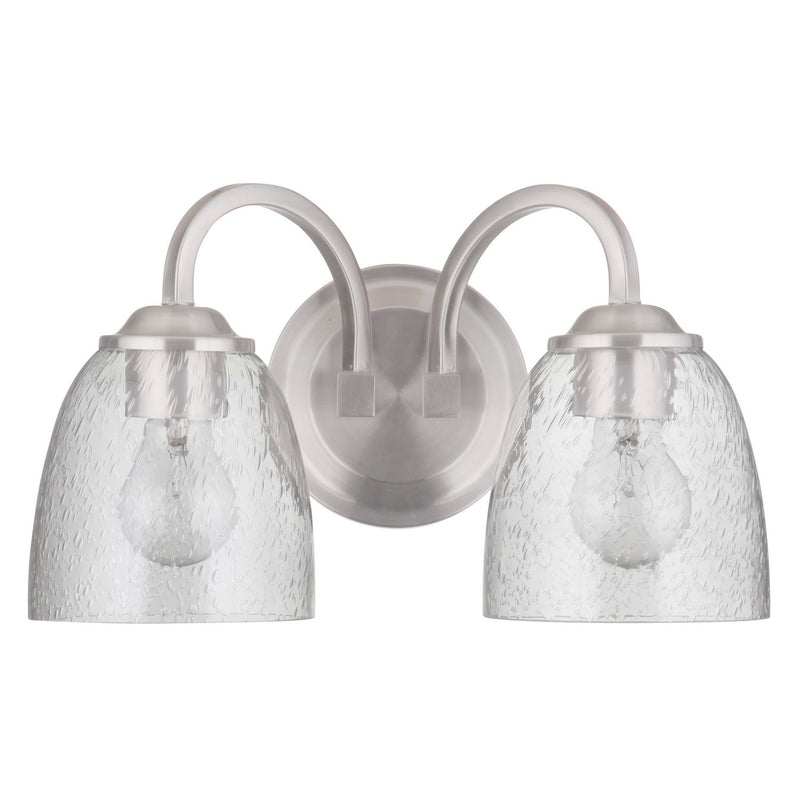 Craftmade - 49902-BNK - Two Light Vanity - Serene - Brushed Polished Nickel