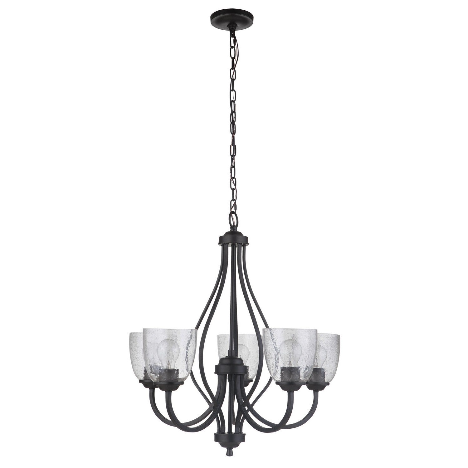 Craftmade - 49925-ESP - Five Light Chandelier - Serene - Espresso