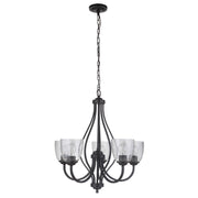 Craftmade - 49925-ESP - Five Light Chandelier - Serene - Espresso