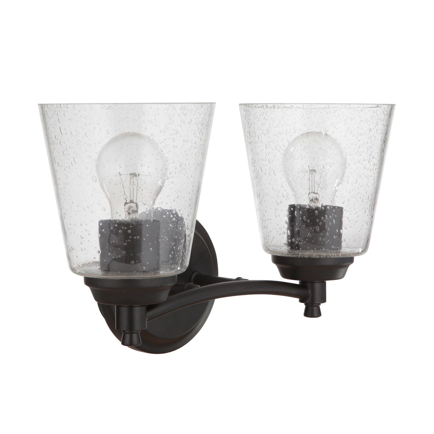 Craftmade - 50202-FB - Two Light Vanity - Tyler - Flat Black