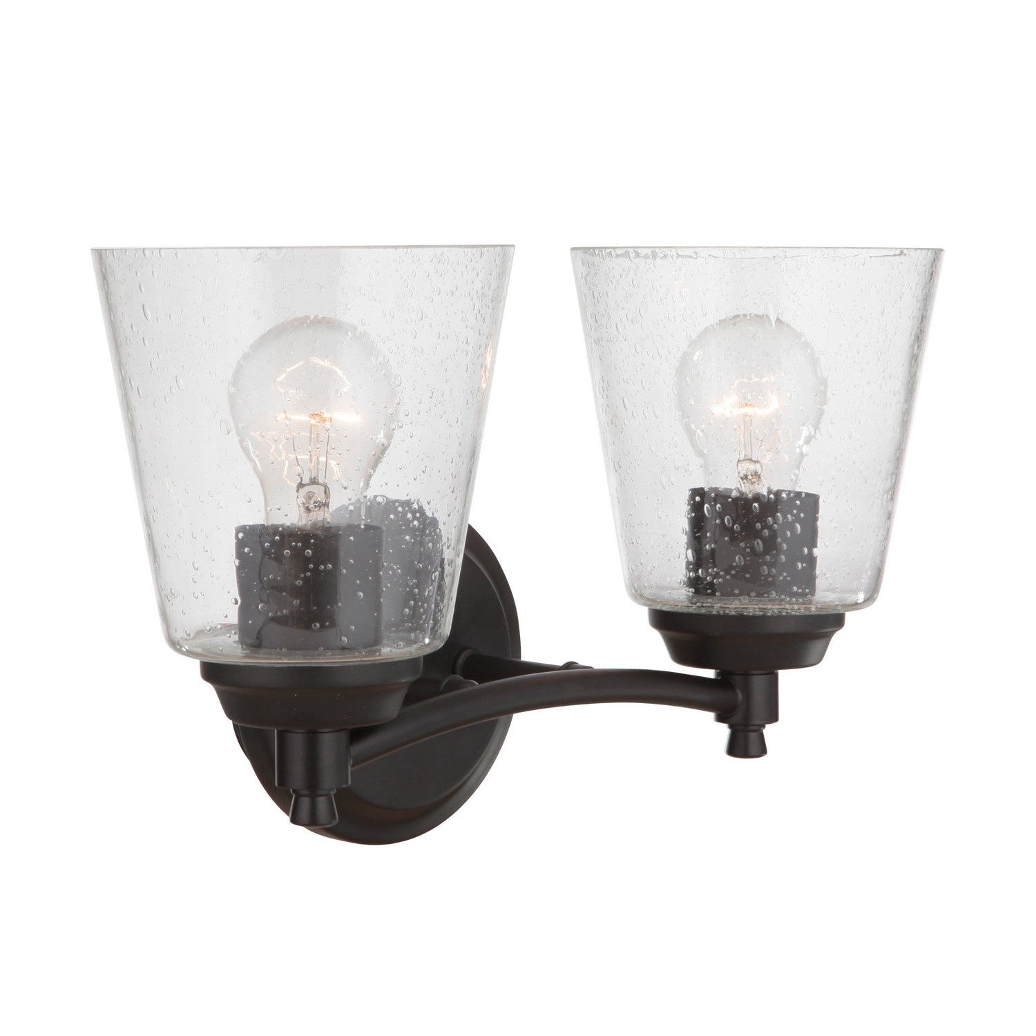 Craftmade - 50202-FB - Two Light Vanity - Tyler - Flat Black