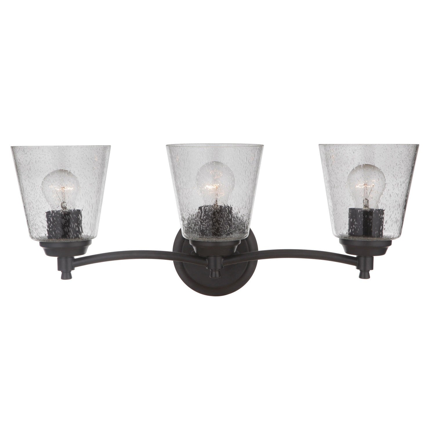 Craftmade - 50203-FB - Three Light Vanity - Tyler - Flat Black