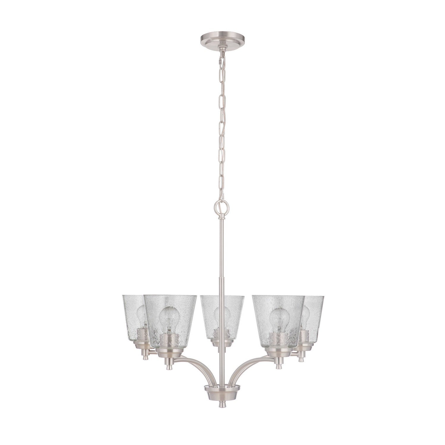 Craftmade - 50225-BNK - Five Light Chandelier - Tyler - Brushed Polished Nickel