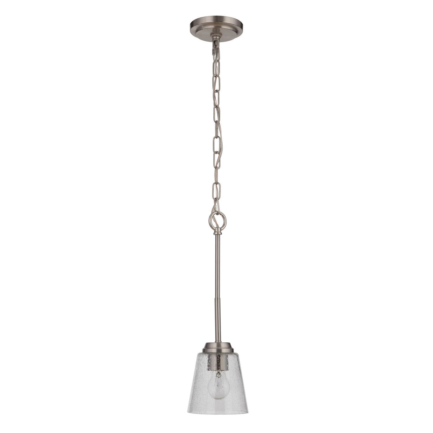 Craftmade - 50291-BNK - One Light Mini Pendant - Tyler - Brushed Polished Nickel