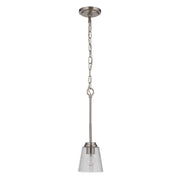 Craftmade - 50291-BNK - One Light Mini Pendant - Tyler - Brushed Polished Nickel