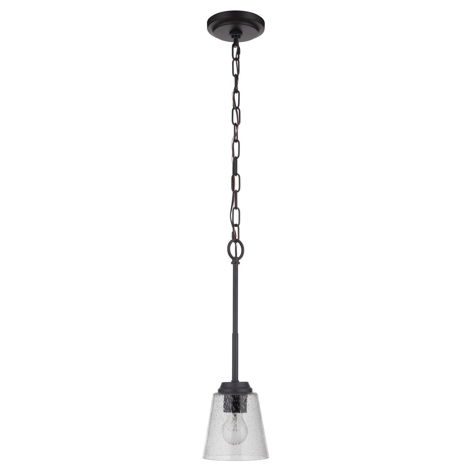 Craftmade - 50291-FB - One Light Mini Pendant - Tyler - Flat Black