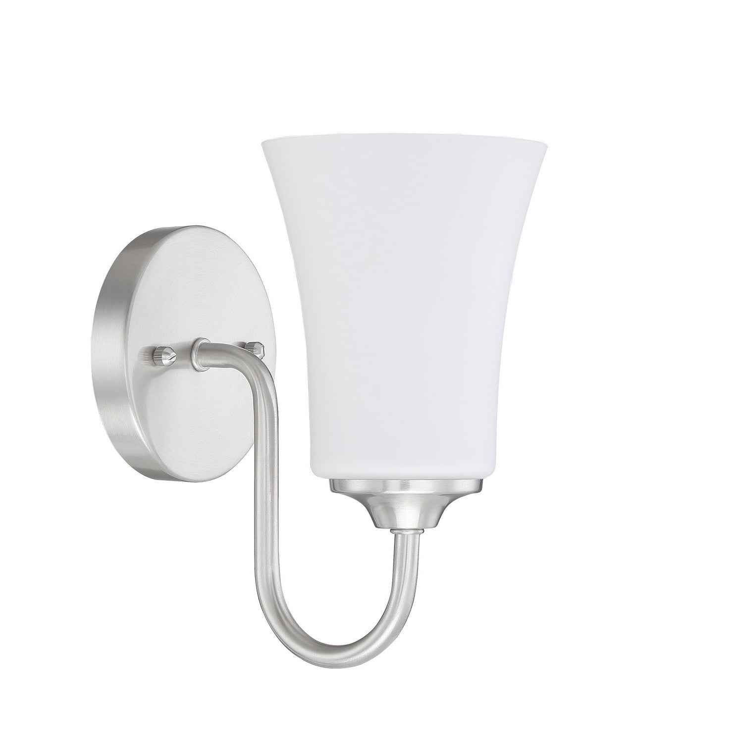 Craftmade - 50401-BNK-WG - One Light Wall Sconce - Gwyneth - Brushed Polished Nickel
