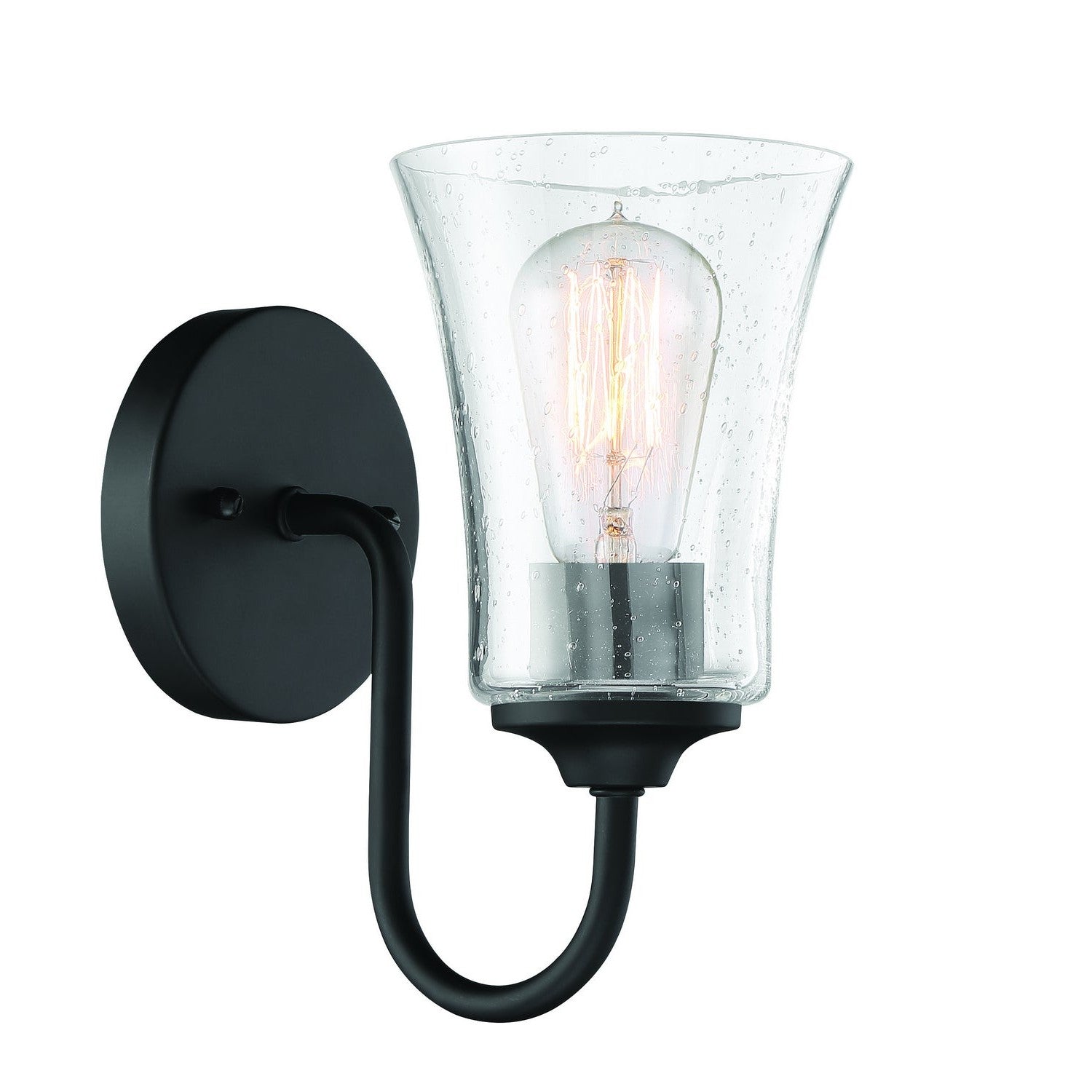 Craftmade - 50401-FB - One Light Wall Sconce - Gwyneth - Flat Black