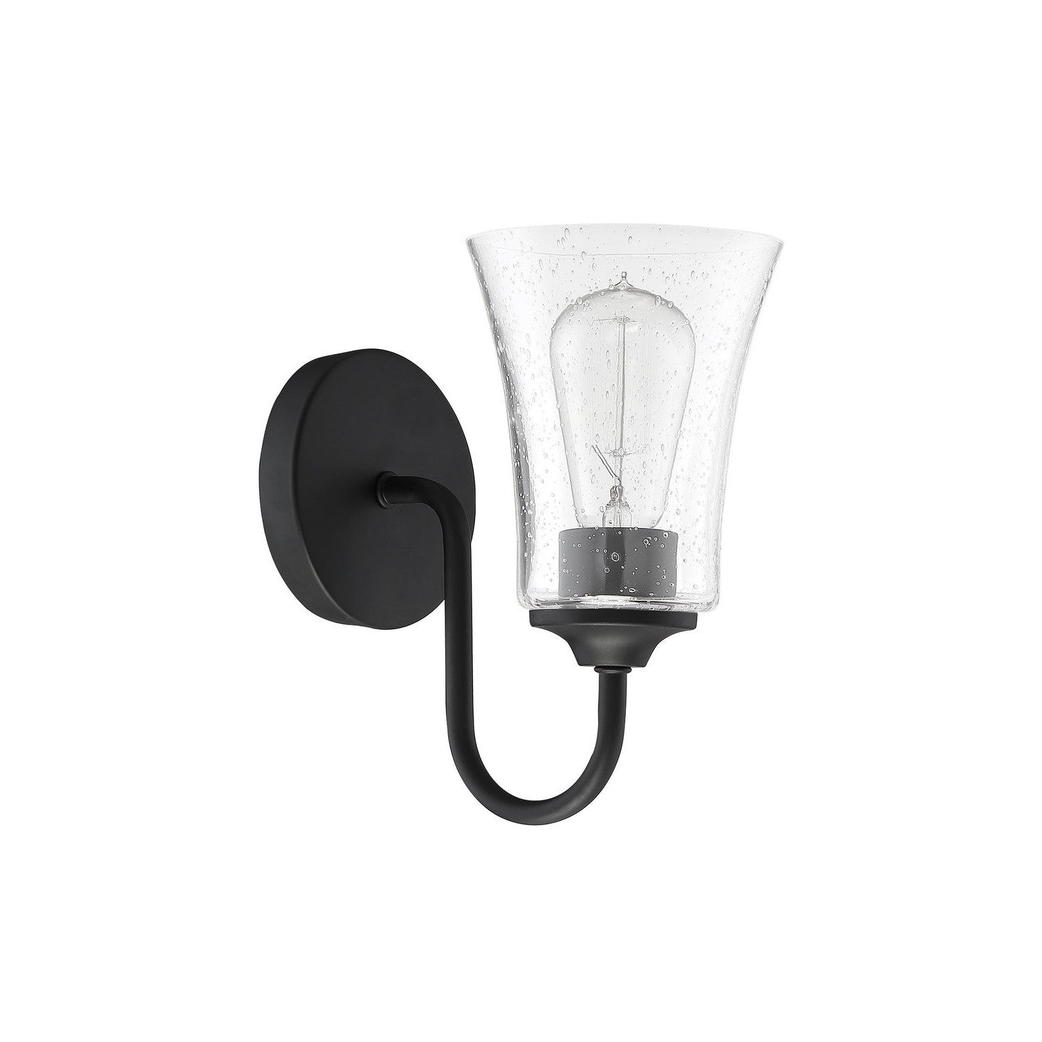 Craftmade - 50401-FB - One Light Wall Sconce - Gwyneth - Flat Black