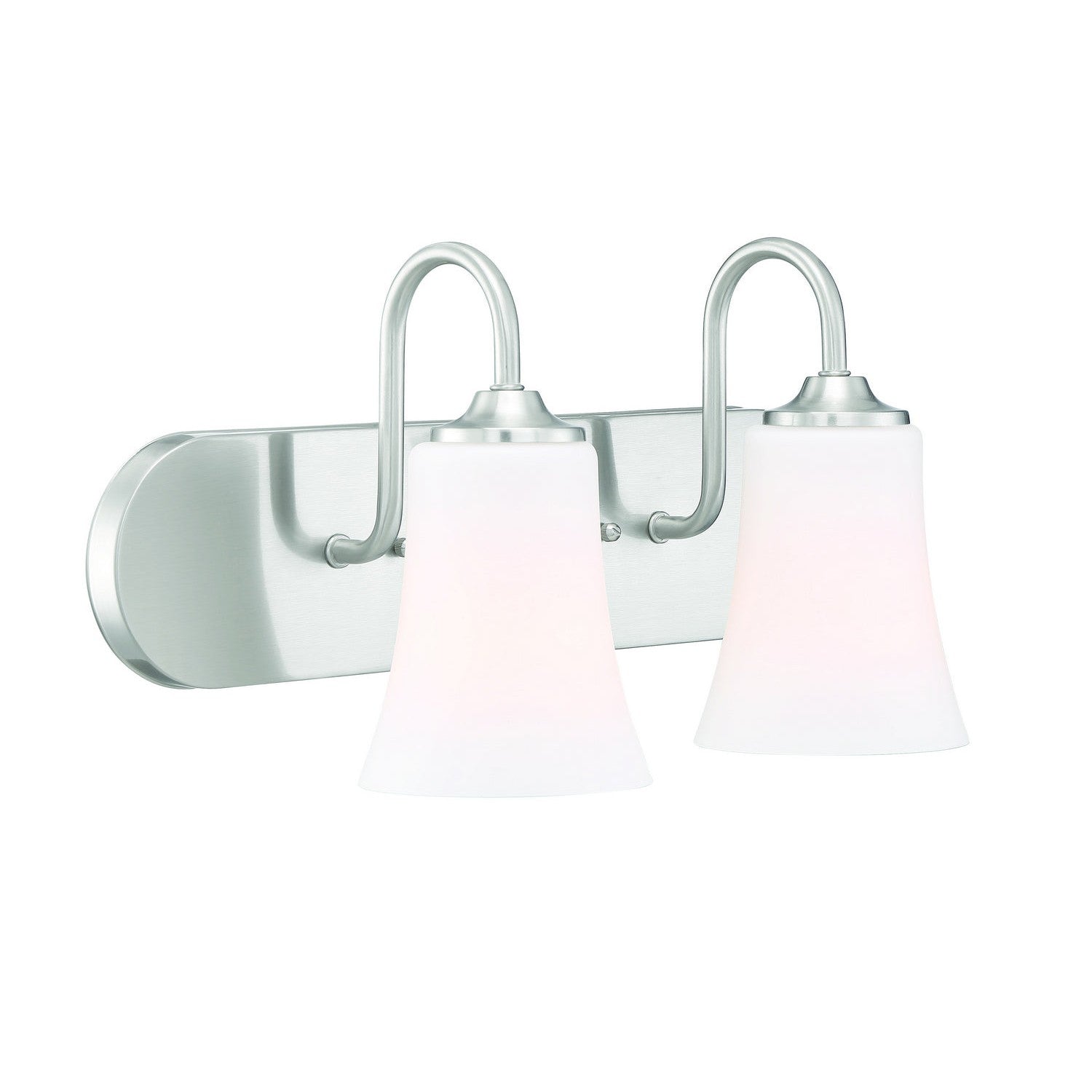 Craftmade - 50402-BNK-WG - Two Light Vanity - Gwyneth - Brushed Polished Nickel