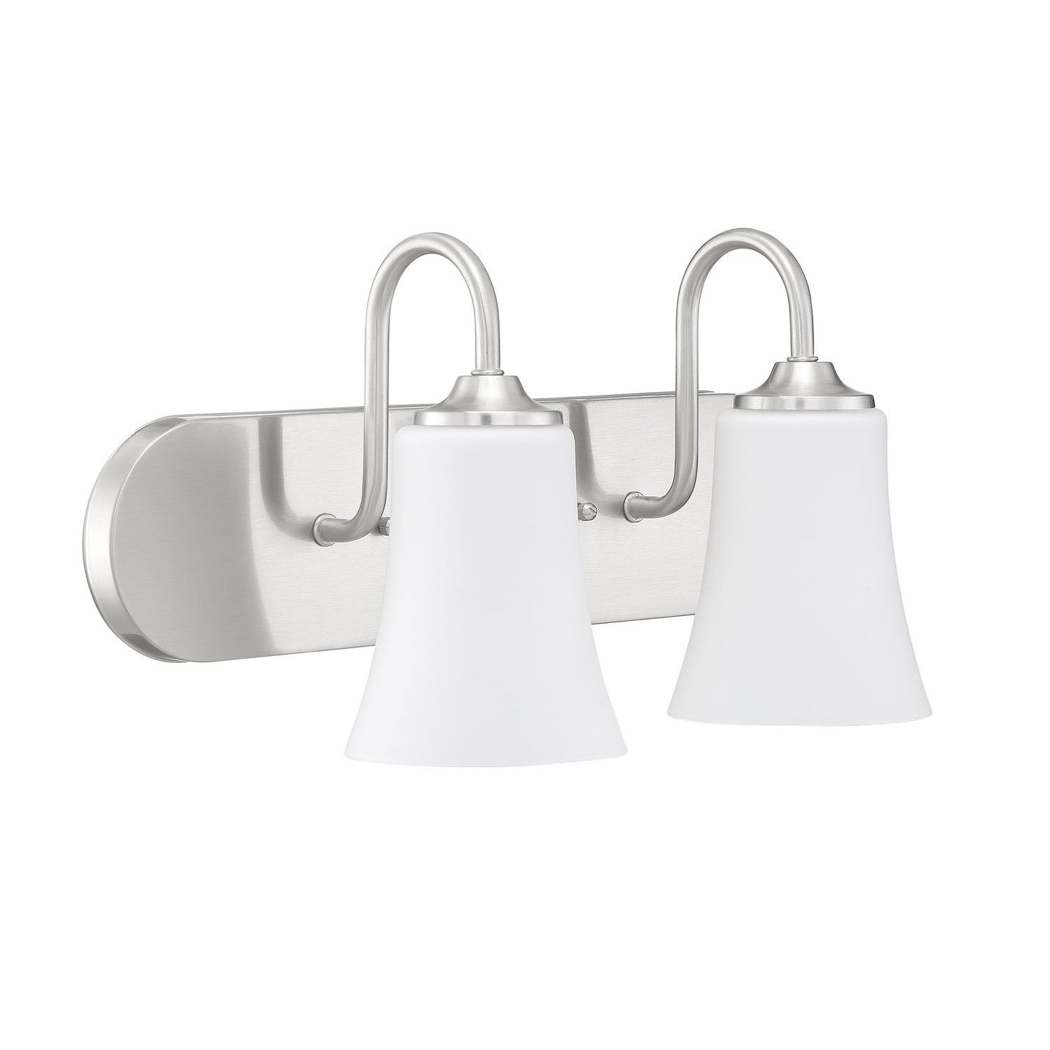 Craftmade - 50402-BNK-WG - Two Light Vanity - Gwyneth - Brushed Polished Nickel