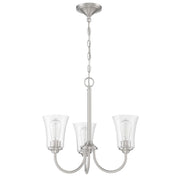 Craftmade - 50423-BNK - Three Light Chandelier - Gwyneth - Brushed Polished Nickel