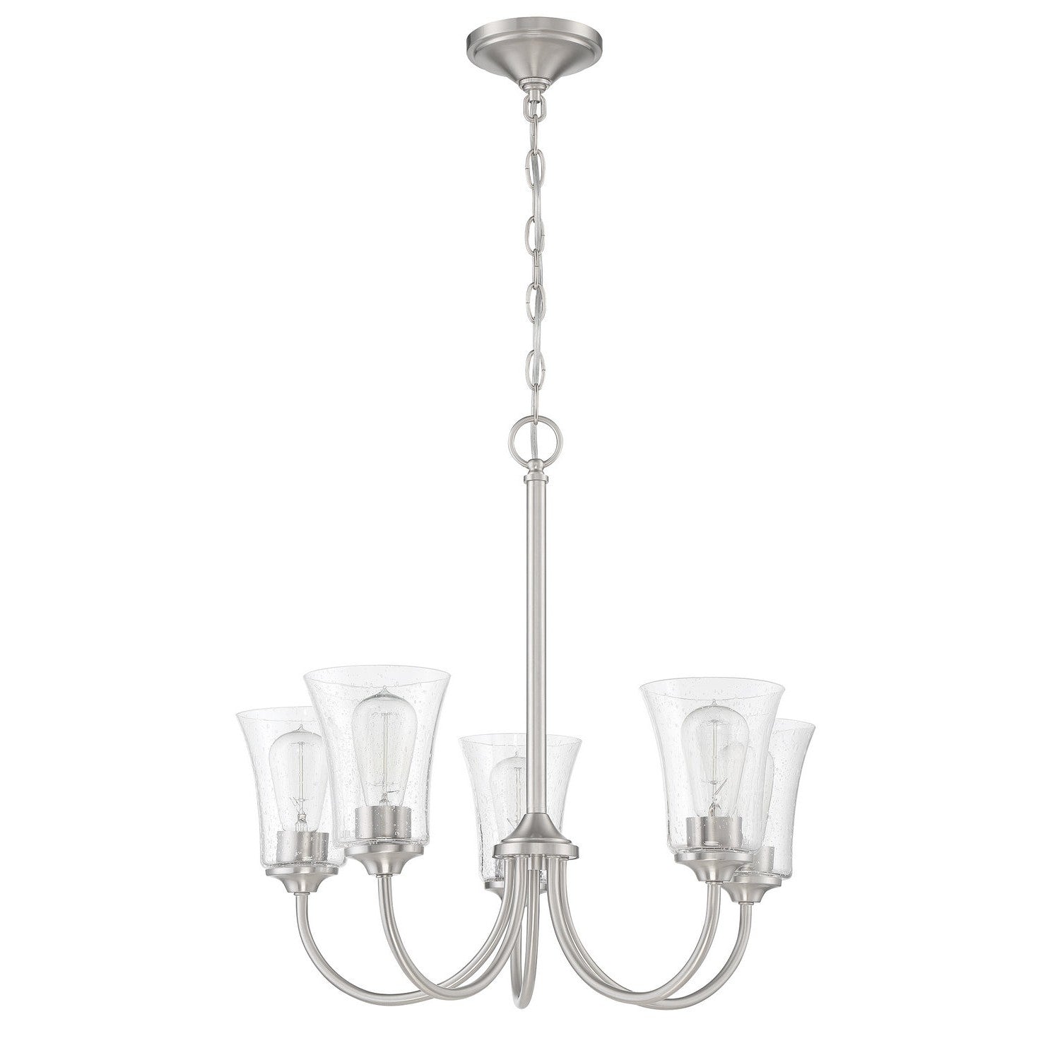 Craftmade - 50425-BNK - Five Light Chandelier - Gwyneth - Brushed Polished Nickel