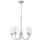 Craftmade - 50425-BNK - Five Light Chandelier - Gwyneth - Brushed Polished Nickel