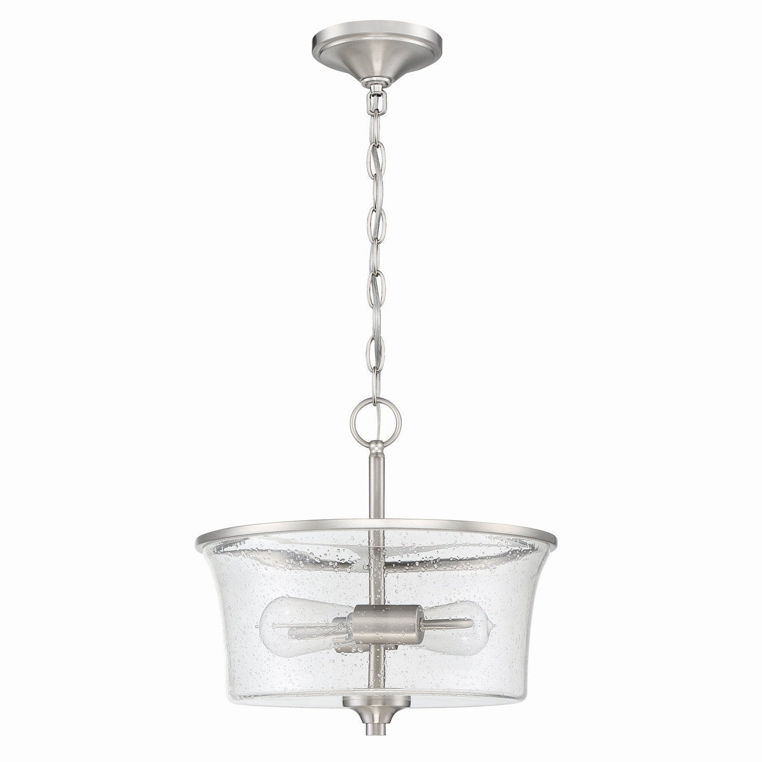 Craftmade - 50452-BNK - Two Light Convertible Semi Flush - Gwyneth - Brushed Polished Nickel