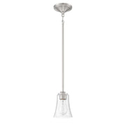 Craftmade - 50491-BNK - One Light Mini Pendant - Gwyneth - Brushed Polished Nickel