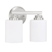 Craftmade - 50502-BNK-WG - Two Light Vanity - Bolden - Brushed Polished Nickel