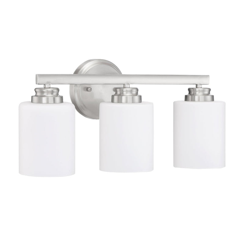 Craftmade - 50503-BNK-WG - Three Light Vanity - Bolden - Brushed Polished Nickel