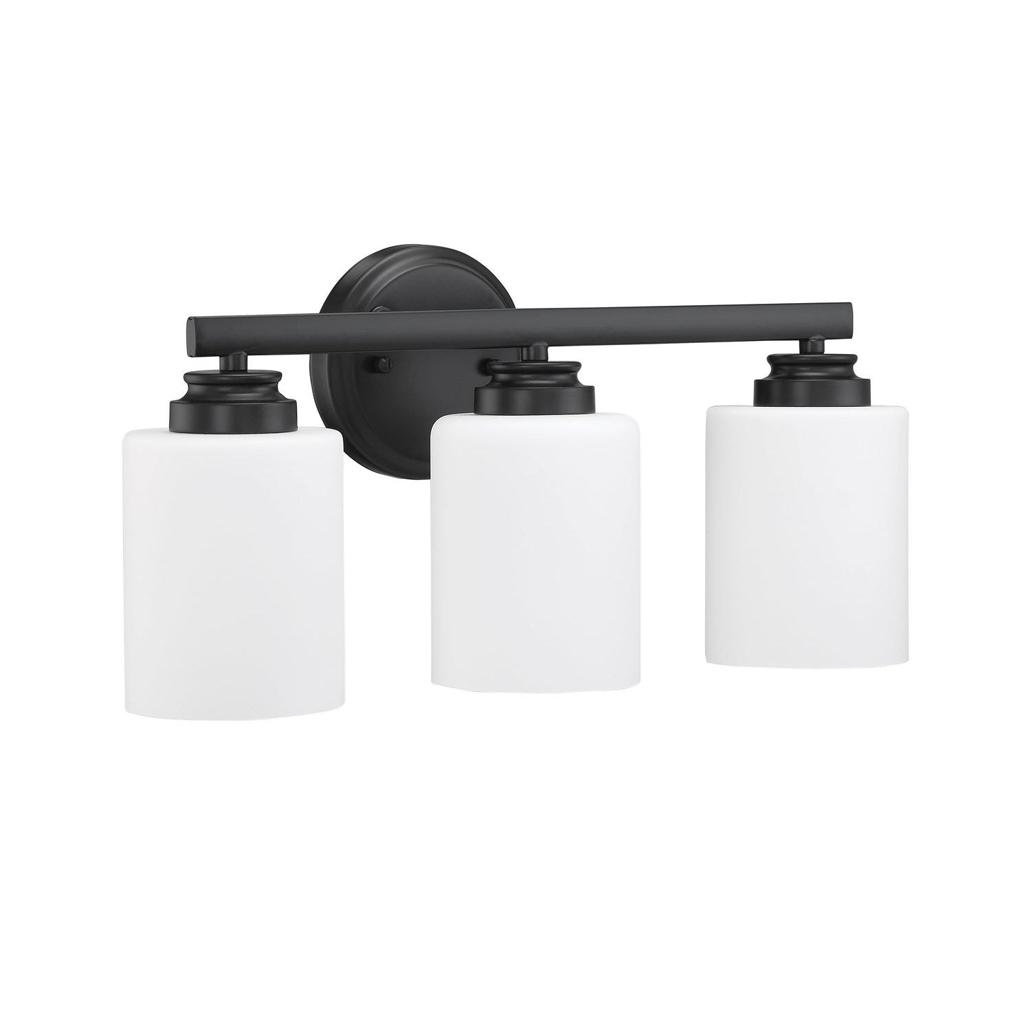 Craftmade - 50503-FB-WG - Three Light Vanity - Bolden - Flat Black