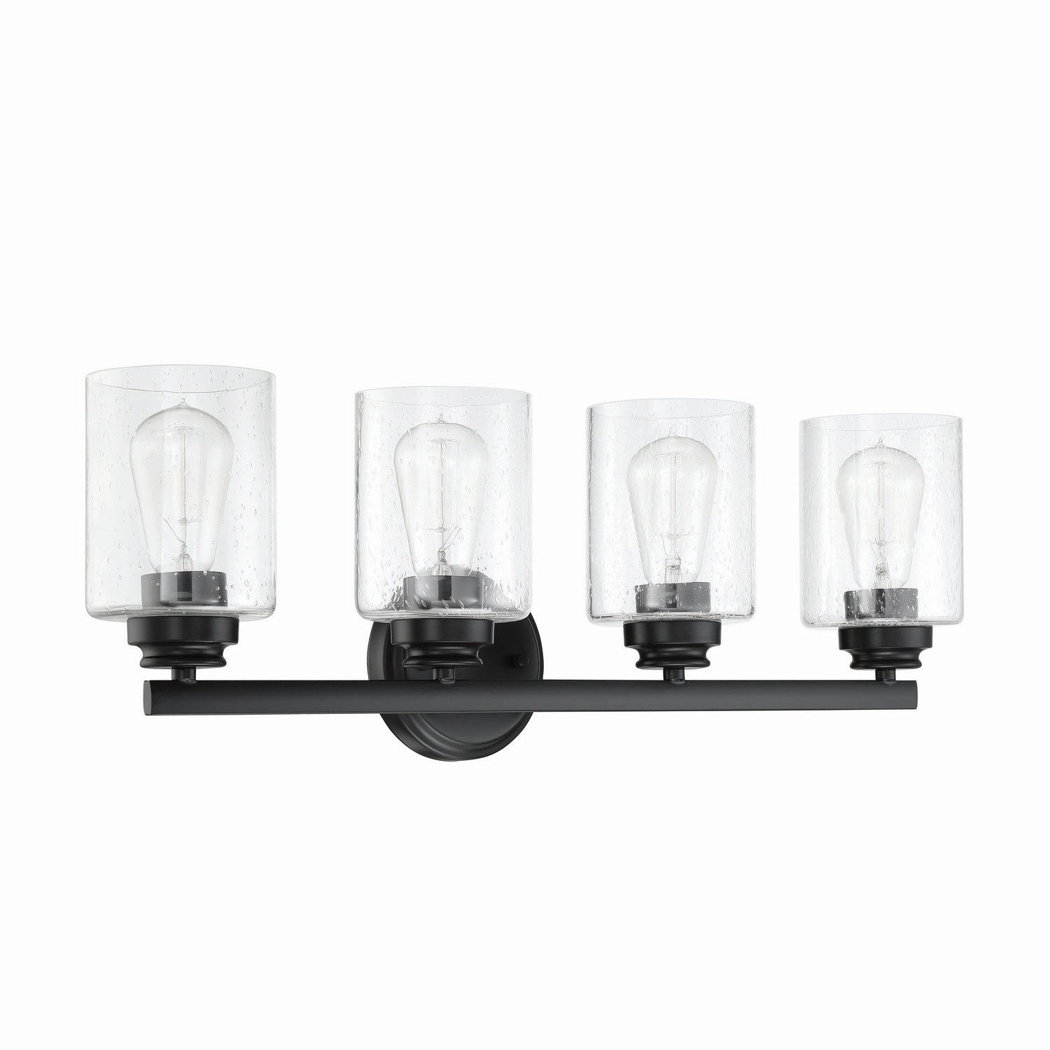 Craftmade - 50504-FB - Four Light Vanity - Bolden - Flat Black