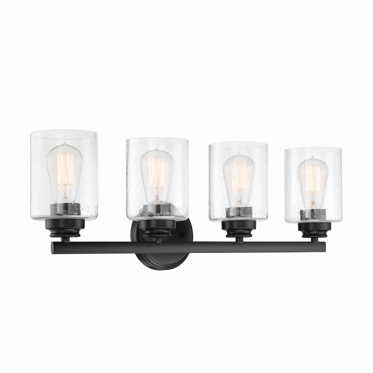 Craftmade - 50504-FB - Four Light Vanity - Bolden - Flat Black