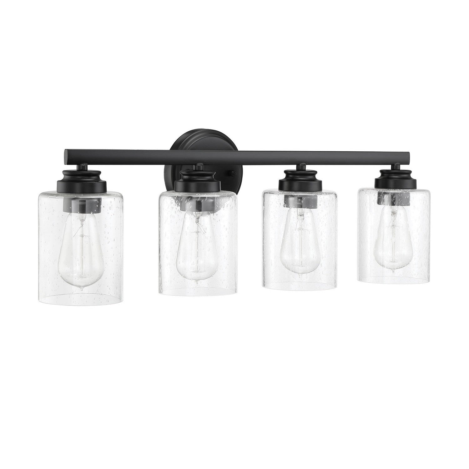Craftmade - 50504-FB - Four Light Vanity - Bolden - Flat Black