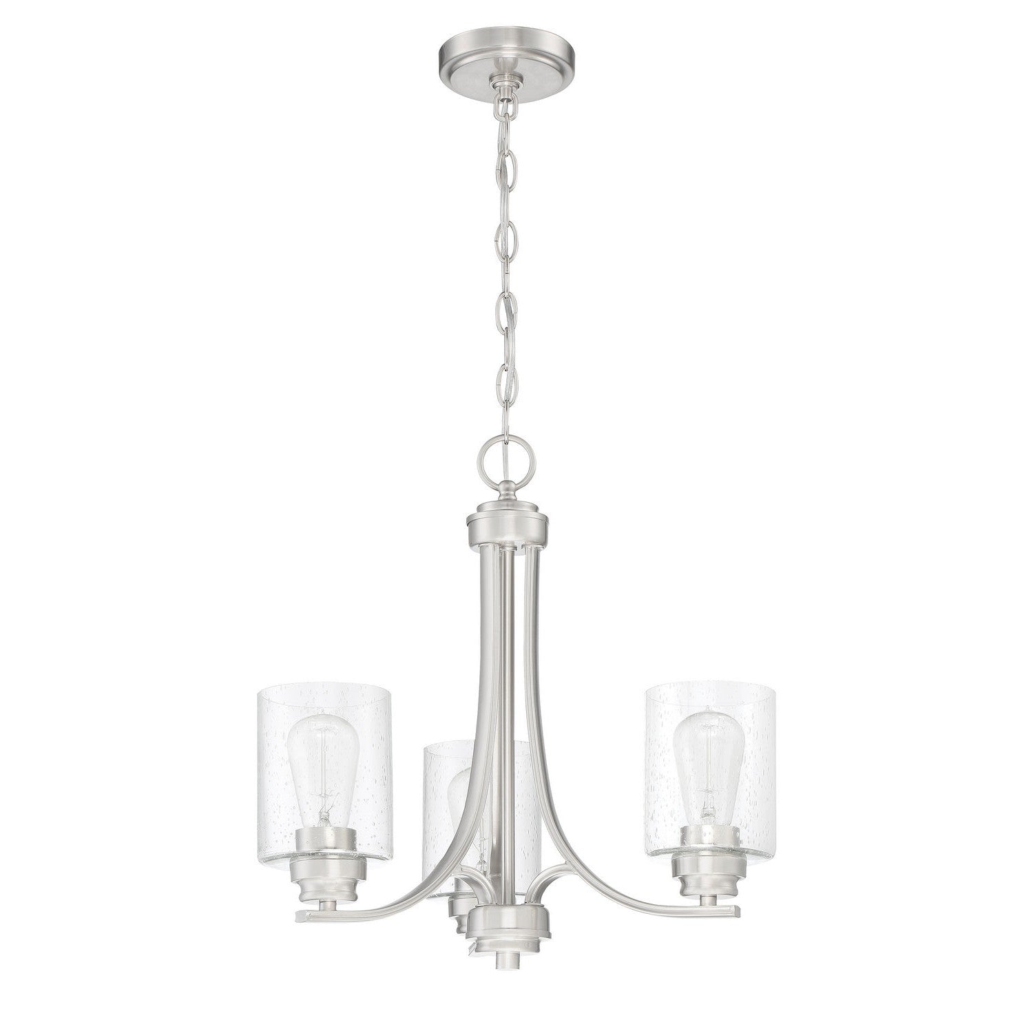 Craftmade - 50523-BNK - Three Light Chandelier - Bolden - Brushed Polished Nickel