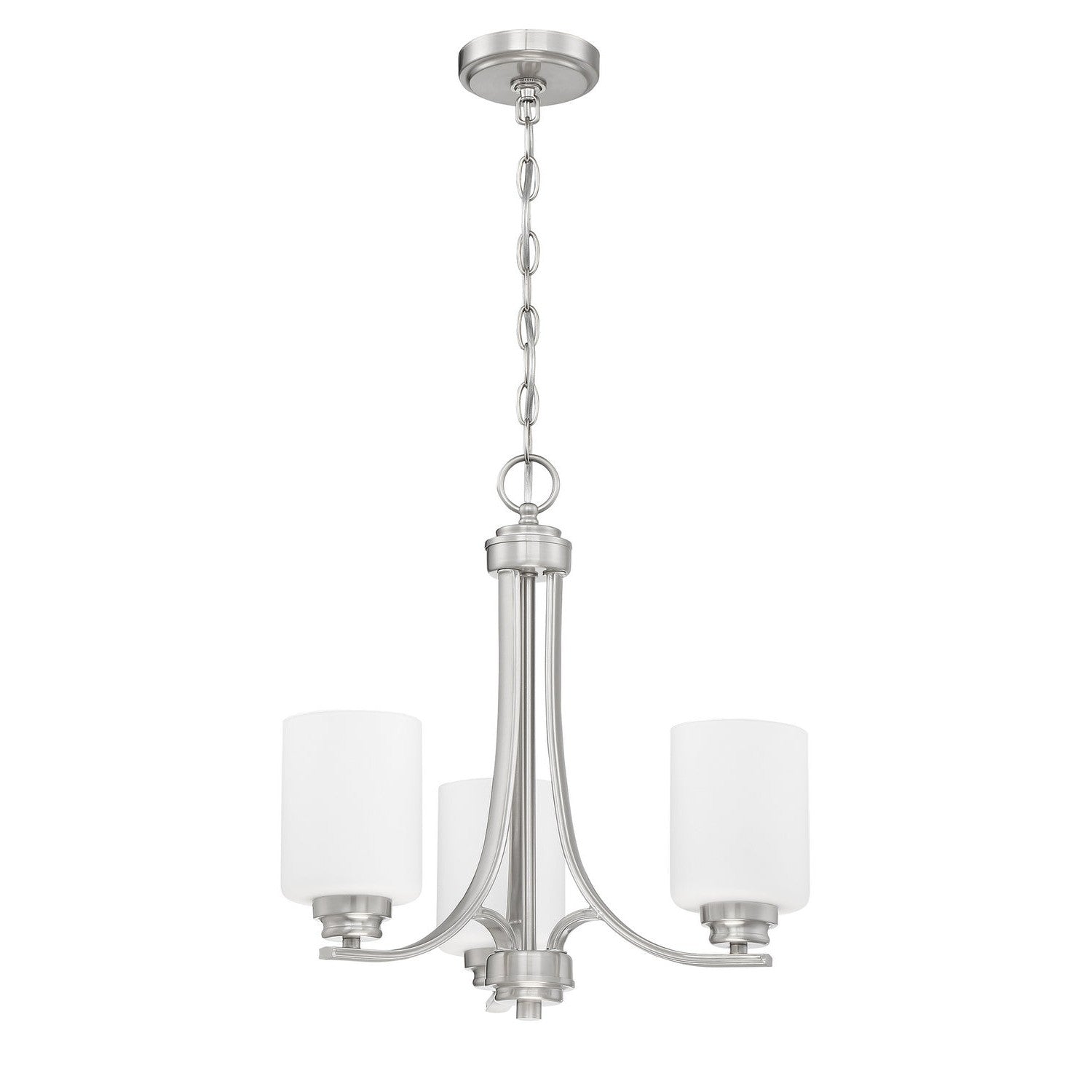 Craftmade - 50523-BNK-WG - Three Light Chandelier - Bolden - Brushed Polished Nickel
