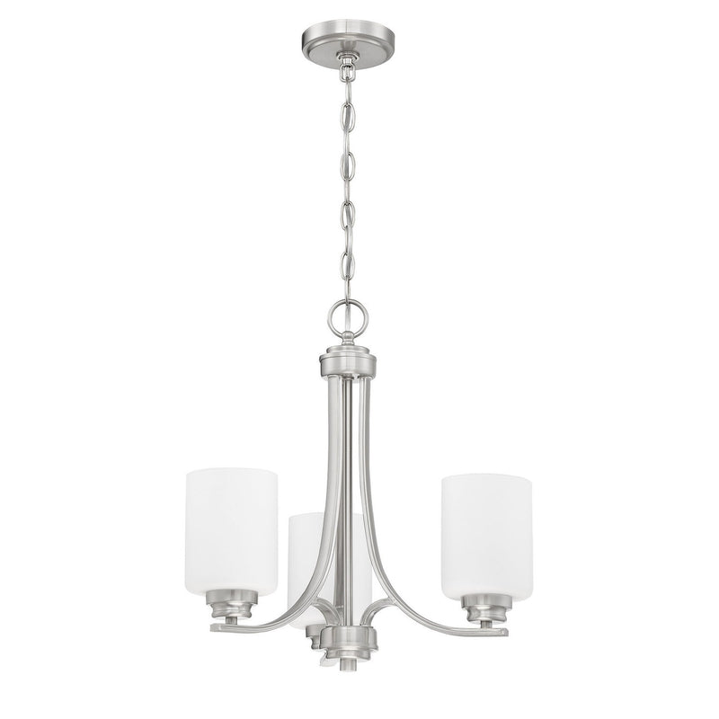 Craftmade - 50523-BNK-WG - Three Light Chandelier - Bolden - Brushed Polished Nickel