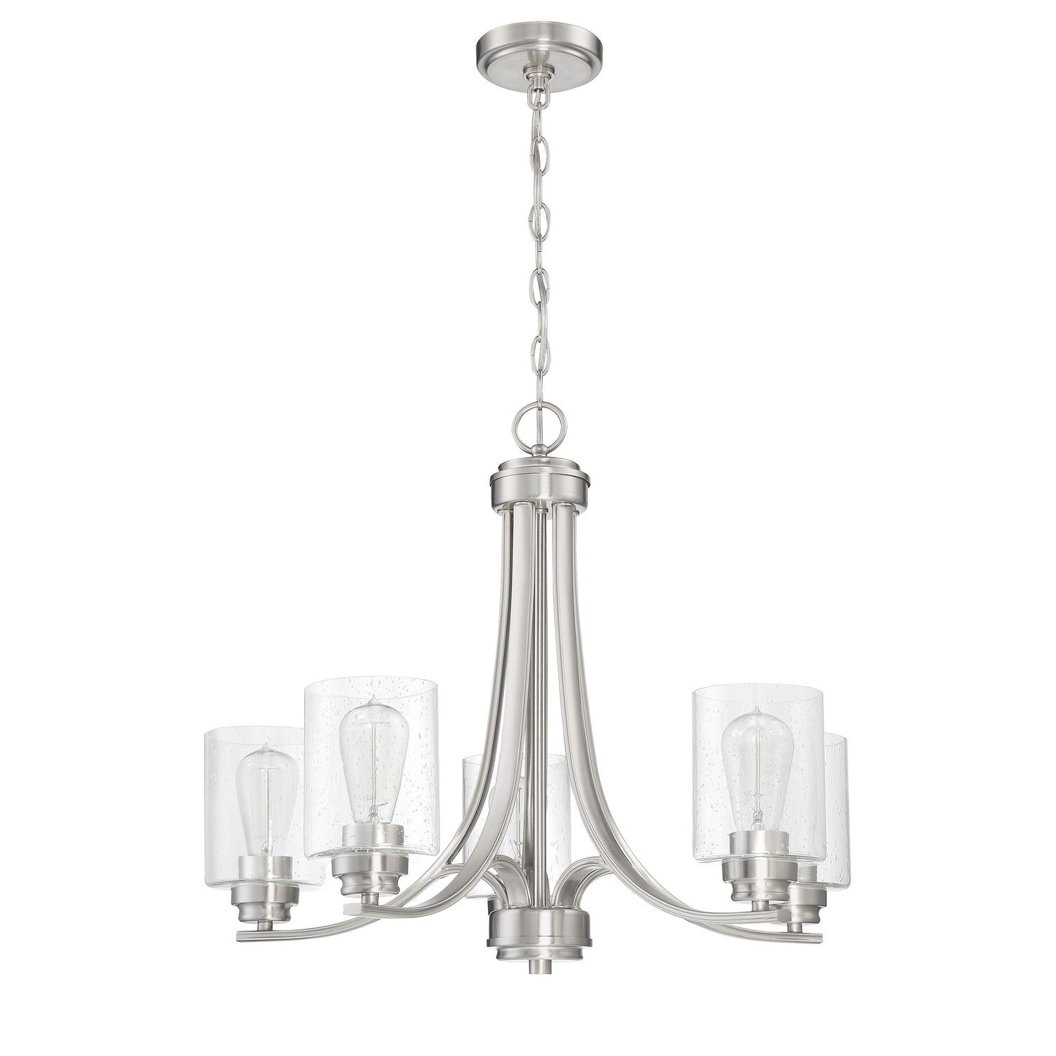 Craftmade - 50525-BNK - Five Light Chandelier - Bolden - Brushed Polished Nickel