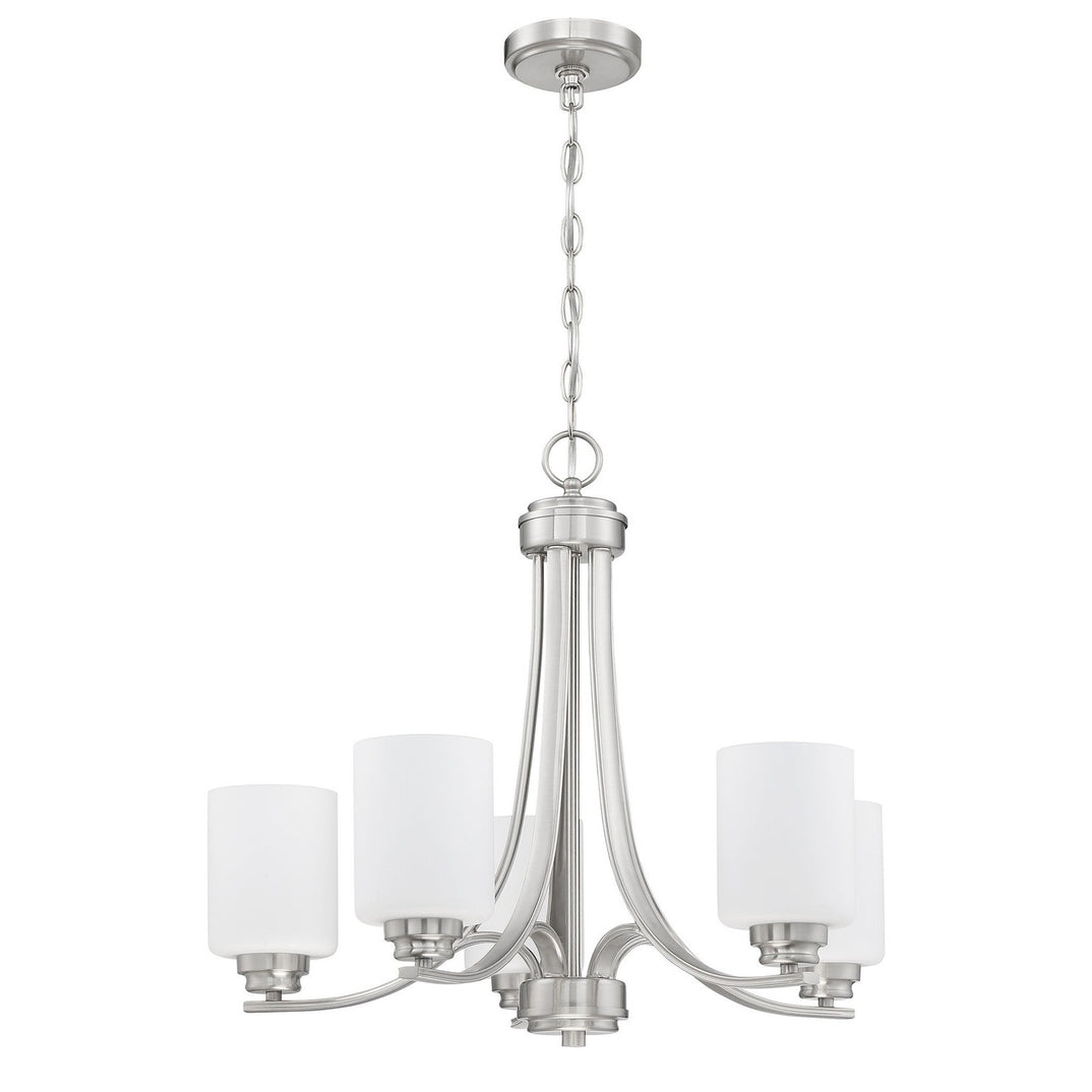 Craftmade - 50525-BNK-WG - Five Light Chandelier - Bolden - Brushed Polished Nickel