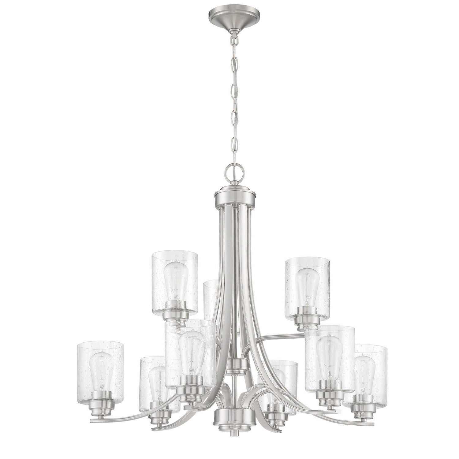Craftmade - 50529-BNK - Nine Light Chandelier - Bolden - Brushed Polished Nickel