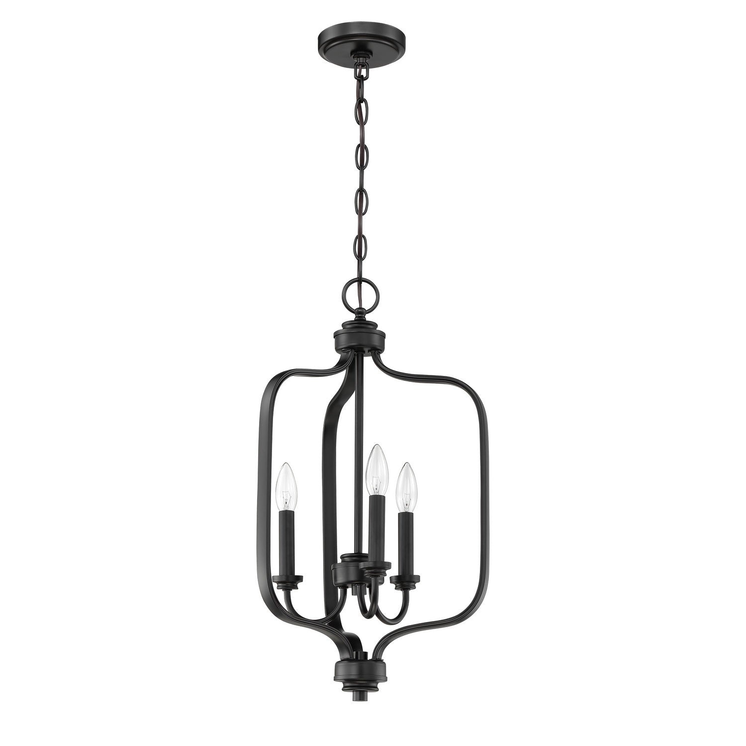 Craftmade - 50533-FB - Three Light Foyer Pendant - Bolden - Flat Black