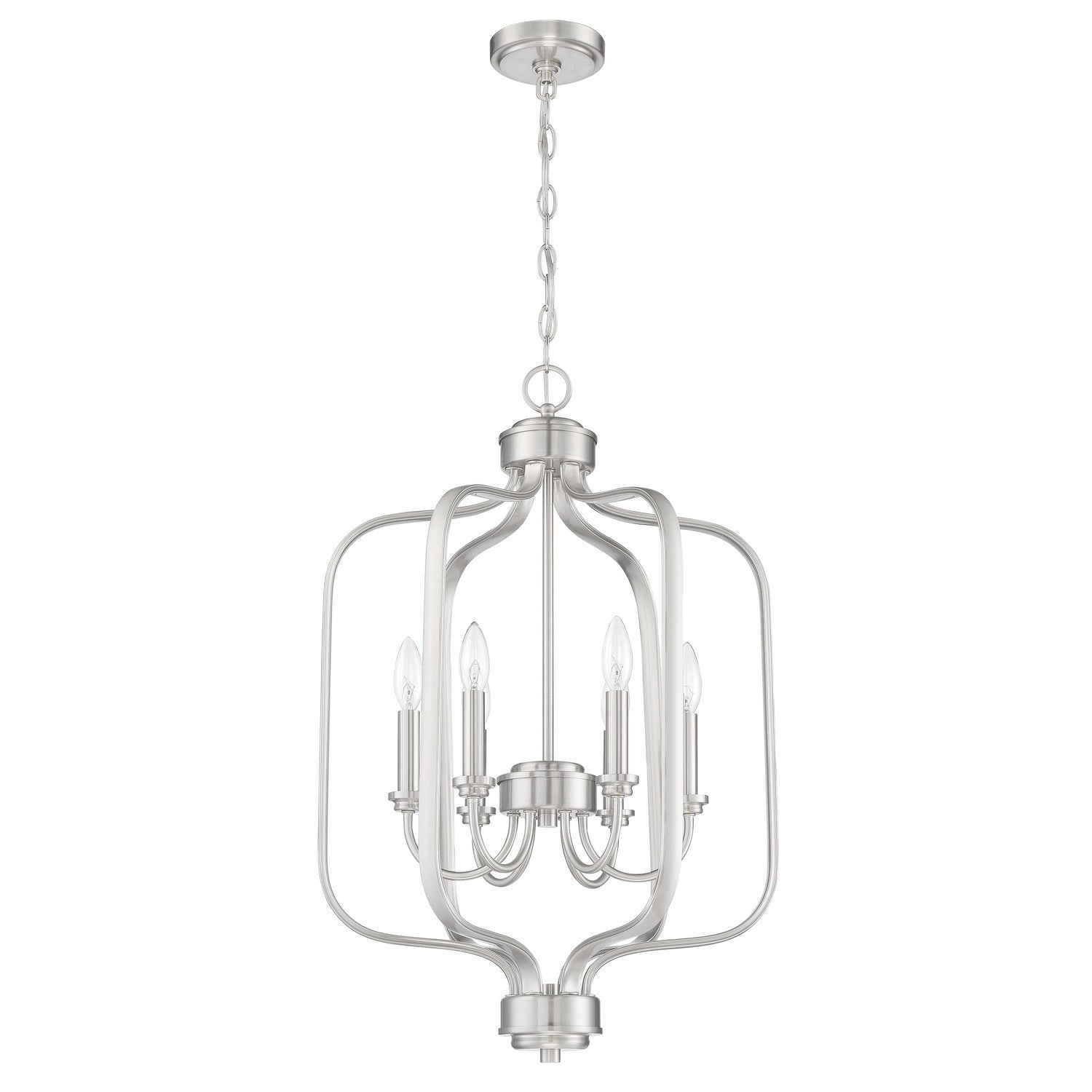 Craftmade - 50536-BNK - Six Light Foyer Pendant - Bolden - Brushed Polished Nickel
