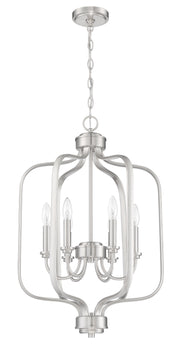 Craftmade - 50536-BNK - Six Light Foyer Pendant - Bolden - Brushed Polished Nickel