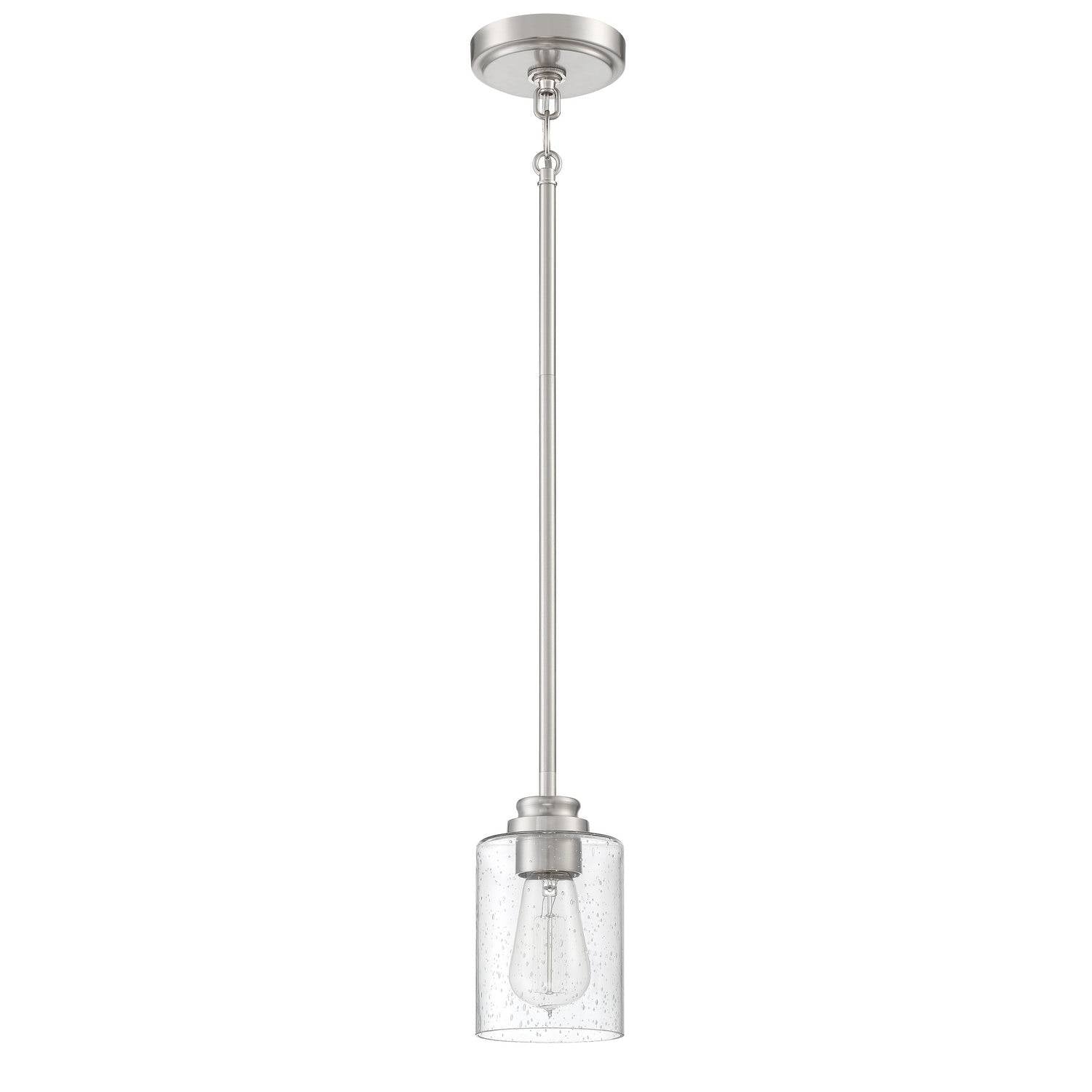 Craftmade - 50591-BNK - One Light Mini Pendant - Bolden - Brushed Polished Nickel