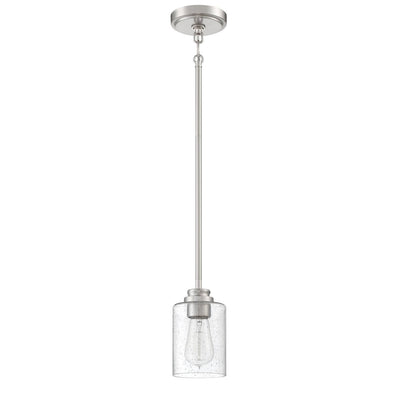 Craftmade - 50591-BNK - One Light Mini Pendant - Bolden - Brushed Polished Nickel