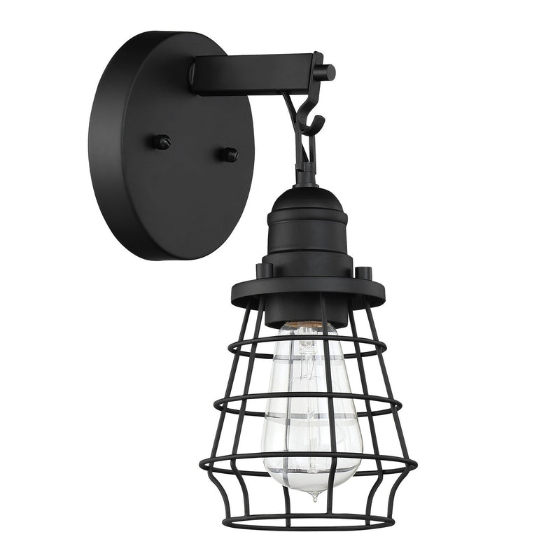 Craftmade - 50601-FB - One Light Wall Sconce - Thatcher - Flat Black