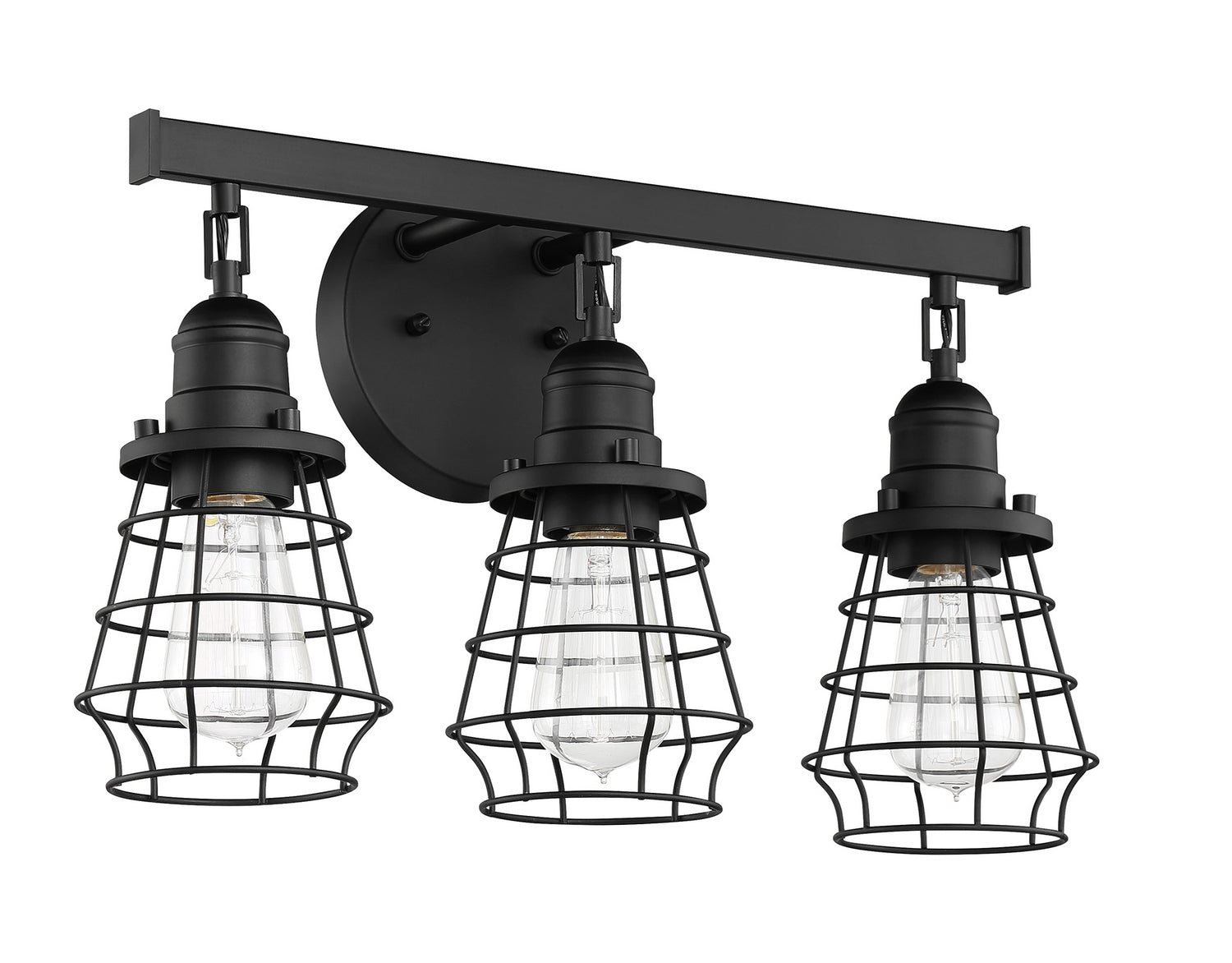 Craftmade - 50603-FB - Three Light Vanity - Thatcher - Flat Black
