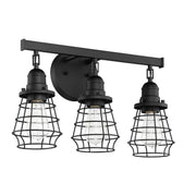 Craftmade - 50603-FB - Three Light Vanity - Thatcher - Flat Black
