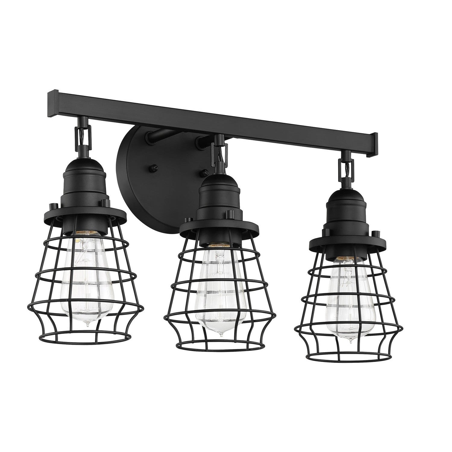 Craftmade - 50603-FB - Three Light Vanity - Thatcher - Flat Black