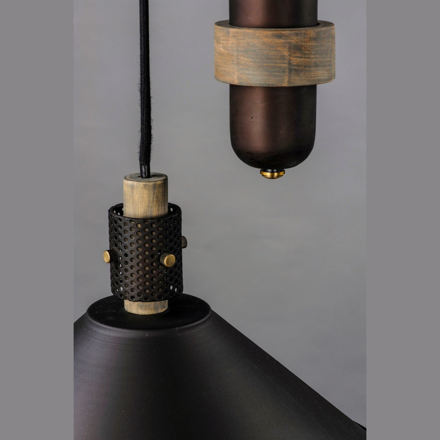 Maxim - 10090OIWWD - One Light Pendant - Tucson - Oil Rubbed Bronze / Weathered Wood