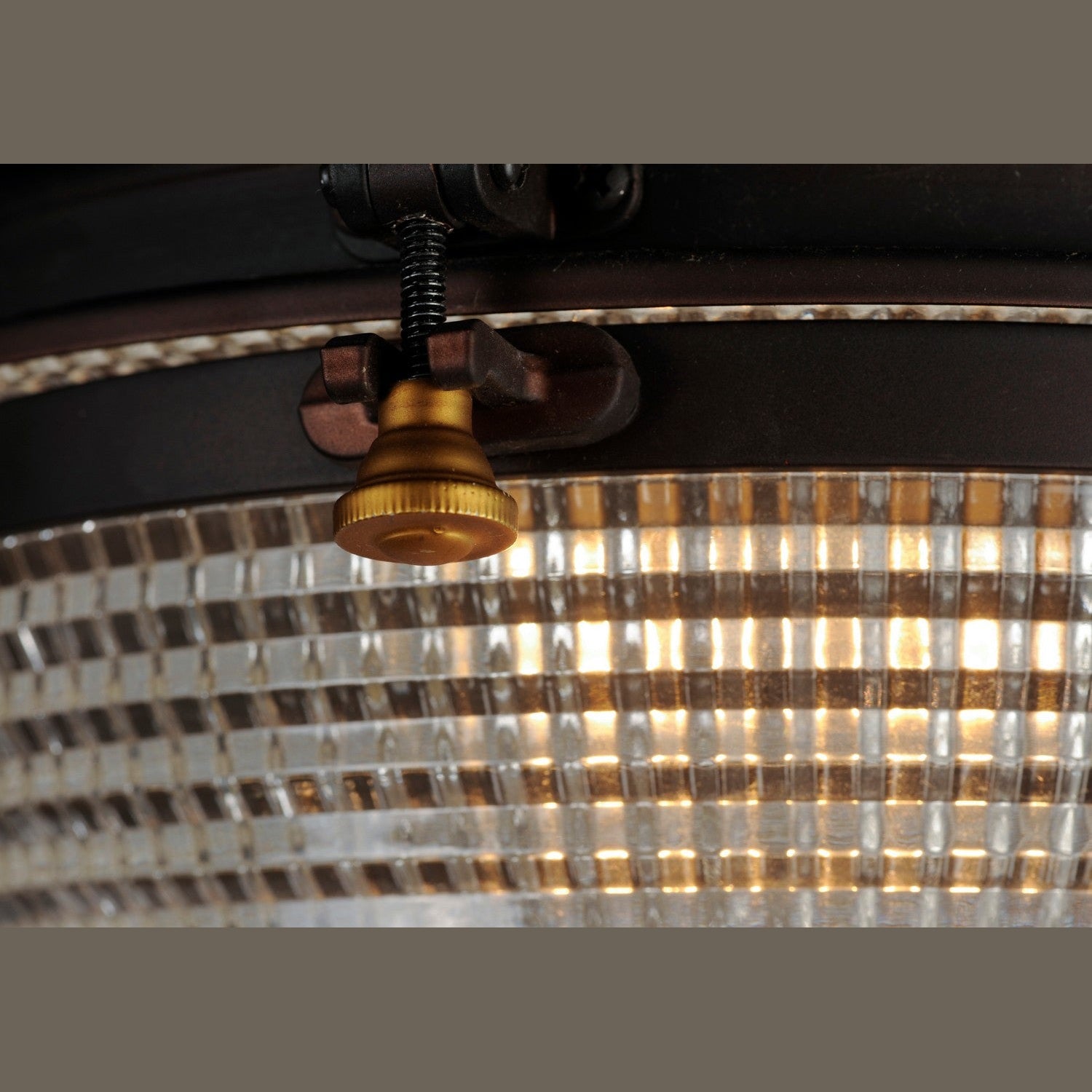 Maxim - 10180OIAB - One Light Outdoor Ceiling Mount - Portside - Oil Rubbed Bronze / Antique Brass