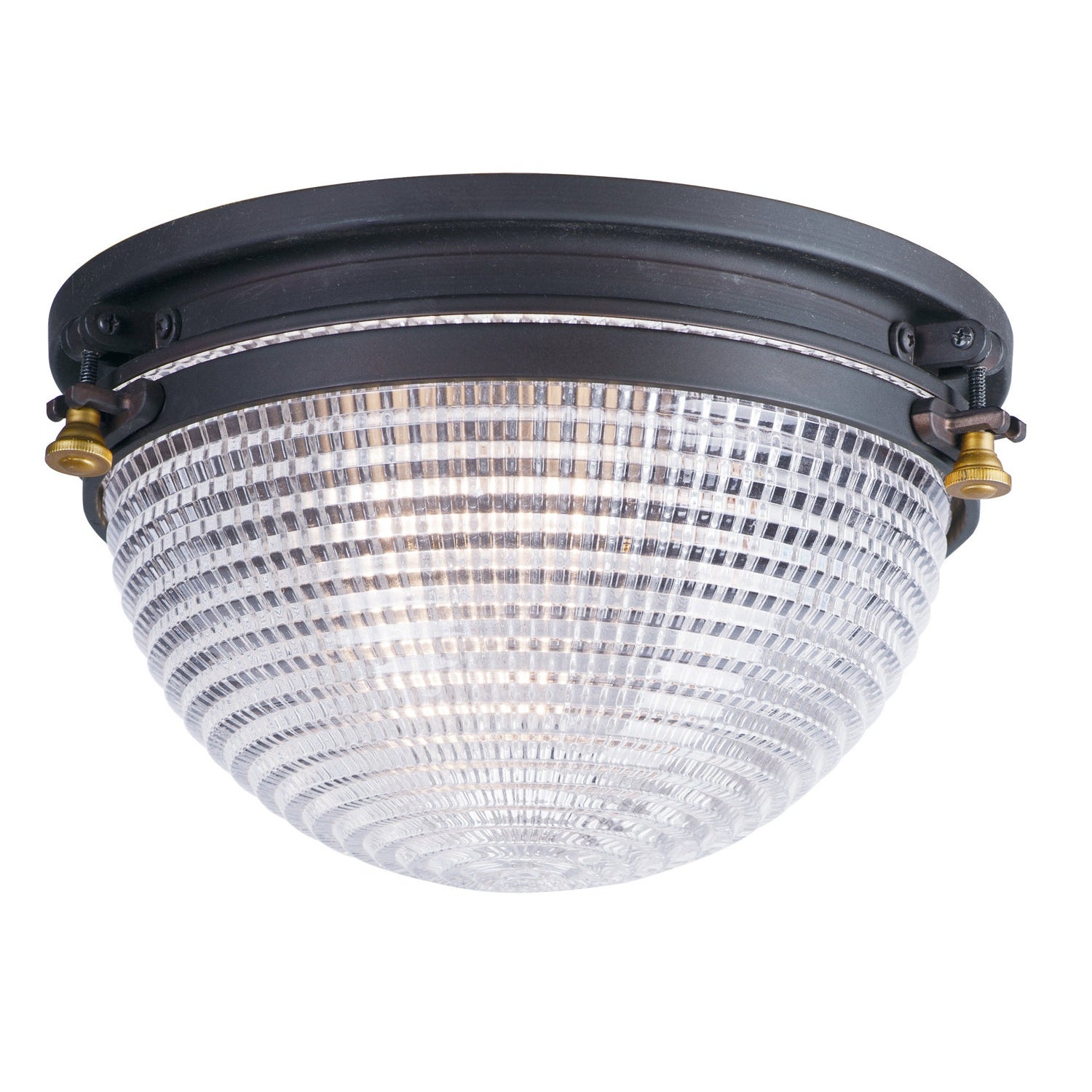 Maxim - 10180OIAB - One Light Outdoor Ceiling Mount - Portside - Oil Rubbed Bronze / Antique Brass