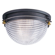 Maxim - 10180OIAB - One Light Outdoor Ceiling Mount - Portside - Oil Rubbed Bronze / Antique Brass